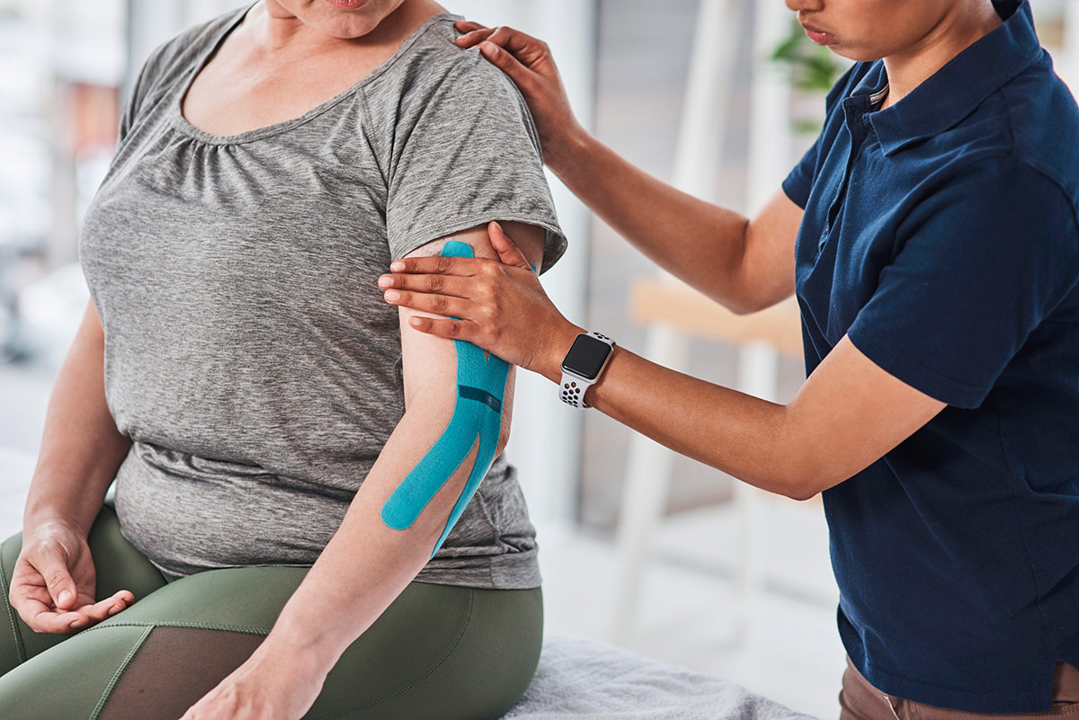 Imagen representa rehabilitacion kinesiologica ACV
